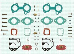 Reparo do Carburador Solex 40 ADDHE Alfa TI Italiano - diafragma fendado